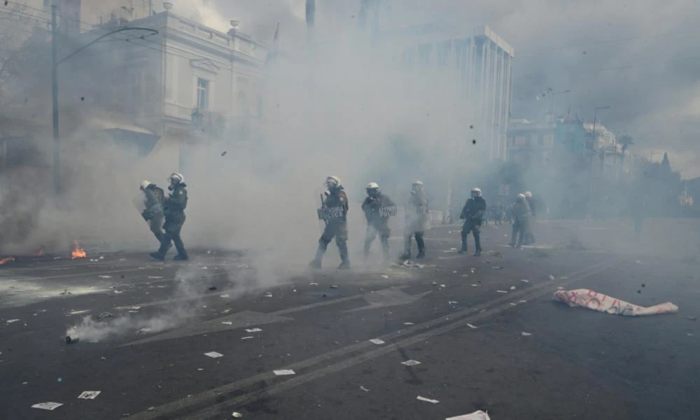 Φθορές στον αρχαιολογικό χώρο του Ολυμπίου Διός από τα επεισόδια